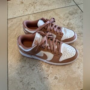 Pink & White Nike Dunks
